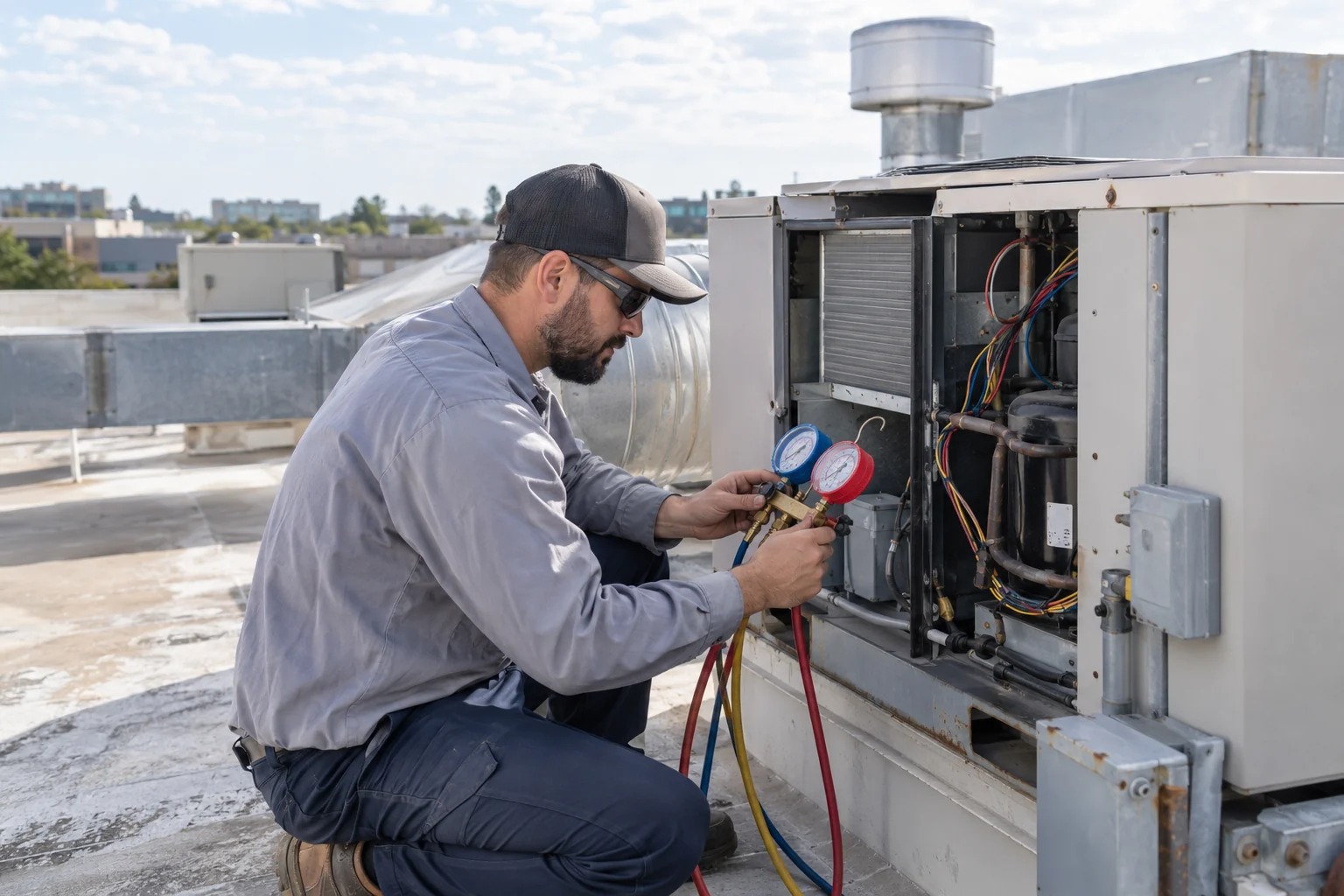 High-efficiency HVAC equipment